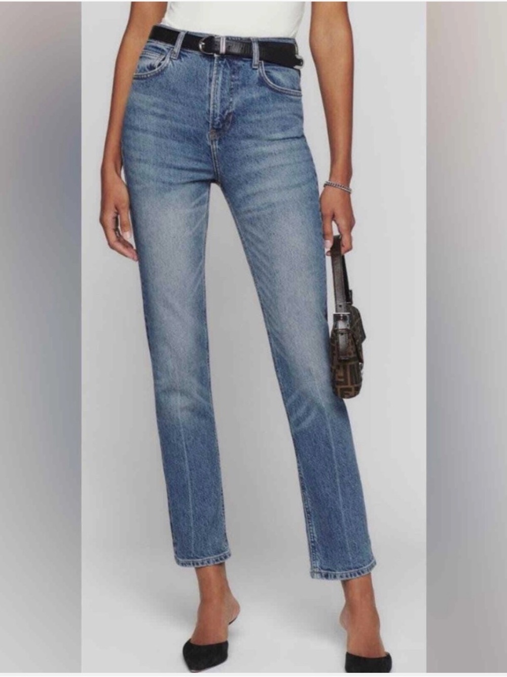 Reformation Liza High-Rise Straight Jeans